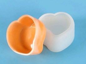 Molde silicona cuenco CORAZON